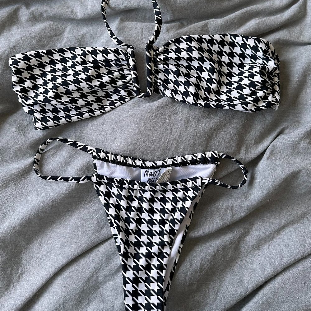 Princess Polly Recycled Black and White Swim Set